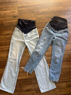 Maternity Jeans - Abercrombie & Pink Blush